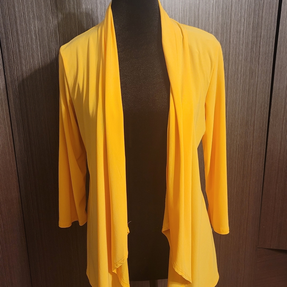 ASHLEY BLUE YELLOW CARDIGAN